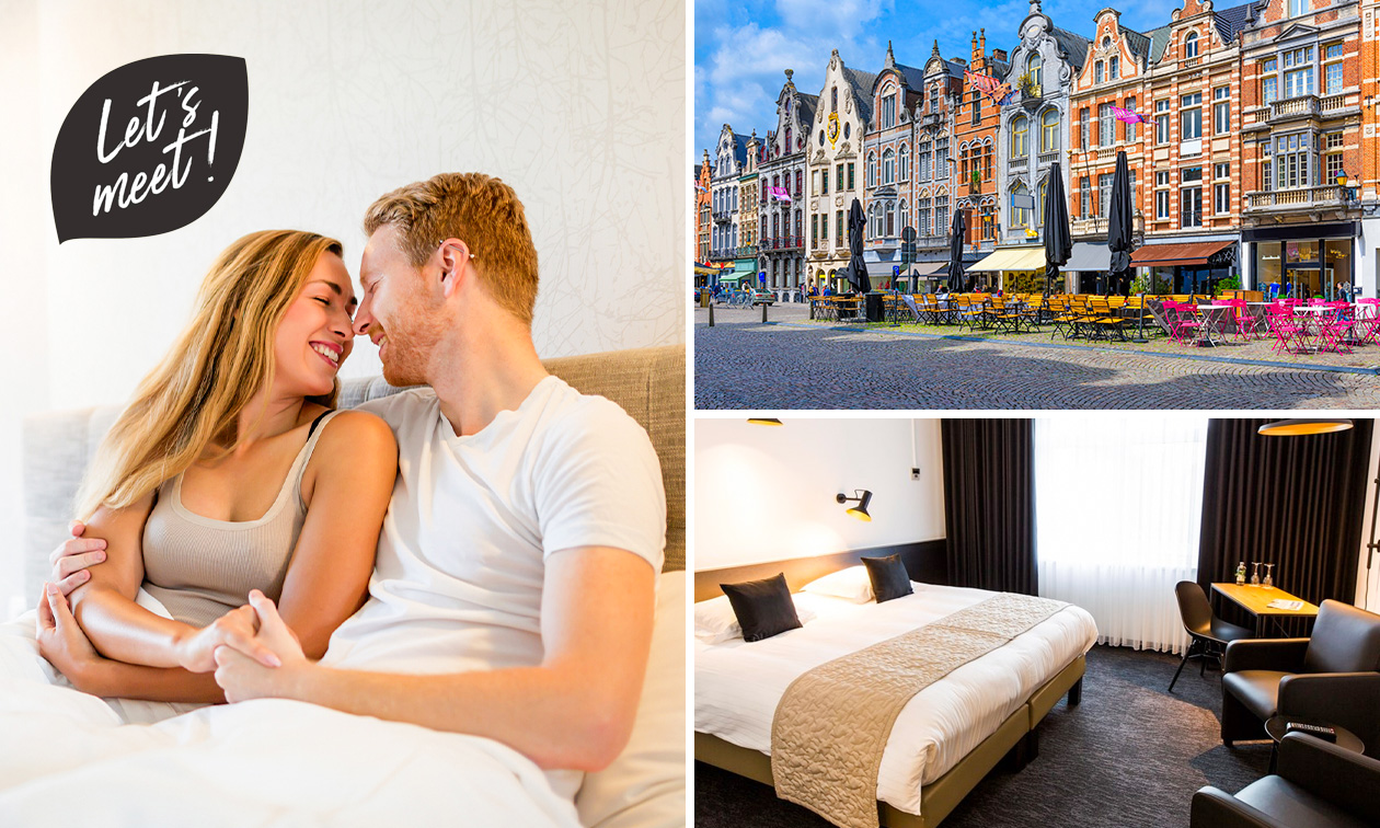 Übernachtung für 2 + Frühstück + opt. 3-Gänge-Menü in der Nähe von Brüssel