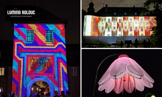 Eintritt Lumina Rolduc - Lichtkunst in der Abtei + Kaffee, Tee oder heiße Schokolade