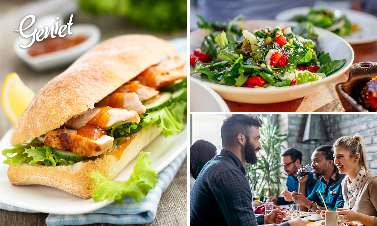 Salade of broodje naar keuze bij Geniet in de Weerd