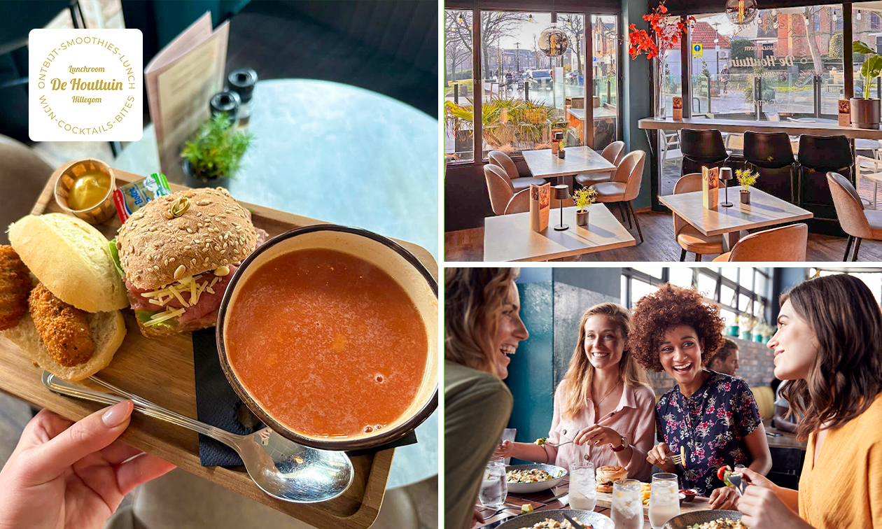 Lunchgerecht naar keuze of Engels ontbijt in hartje Hillegom