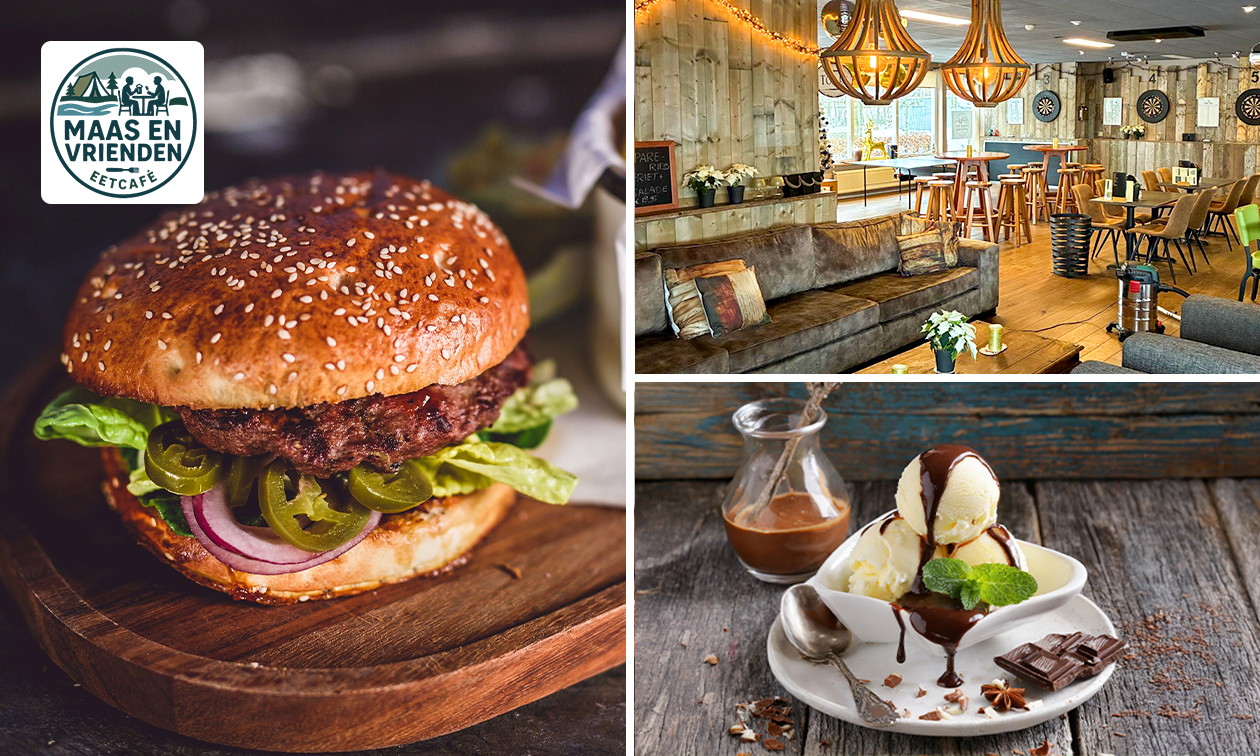 3-gangendiner à la carte aan de Maas