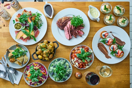 Catering forårsbuffet i Faaborg