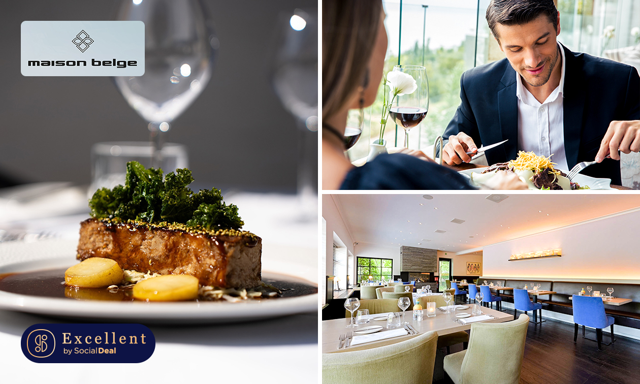 4-gangen seizoenslunch of -diner