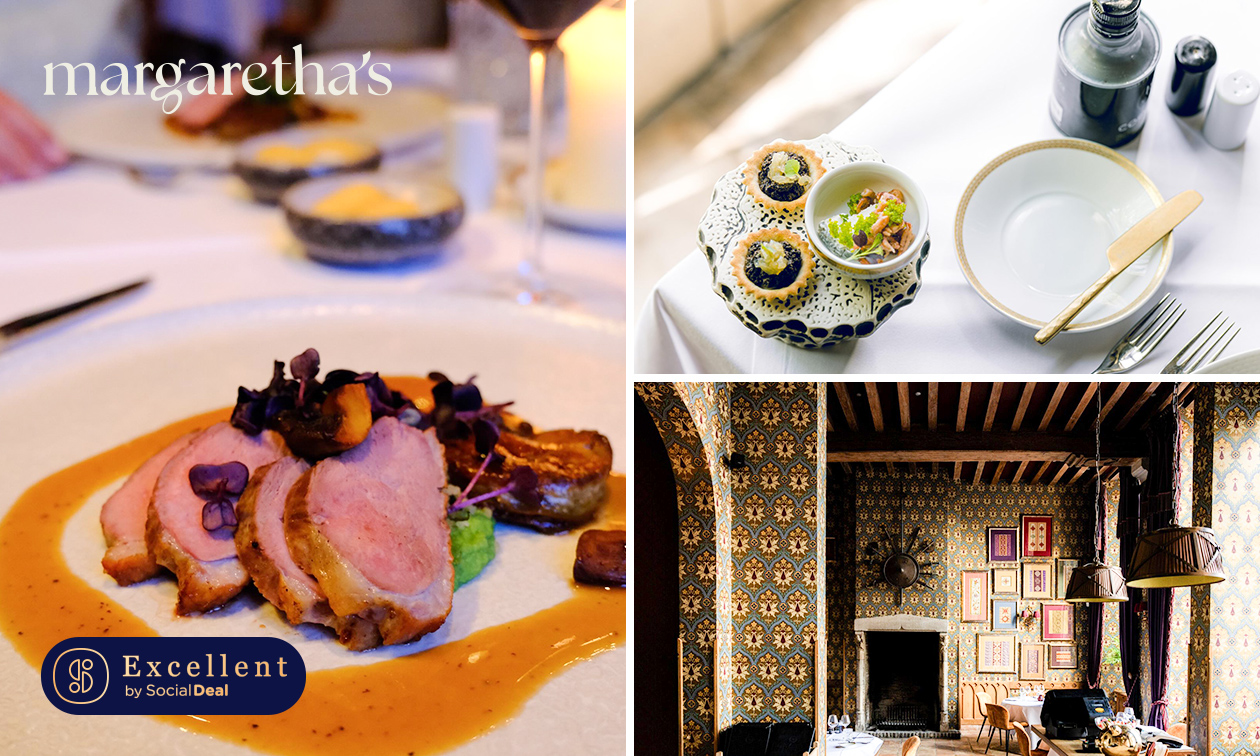 4-gangen wildlunch of -diner + amuse + warme drank in Oudenaarde