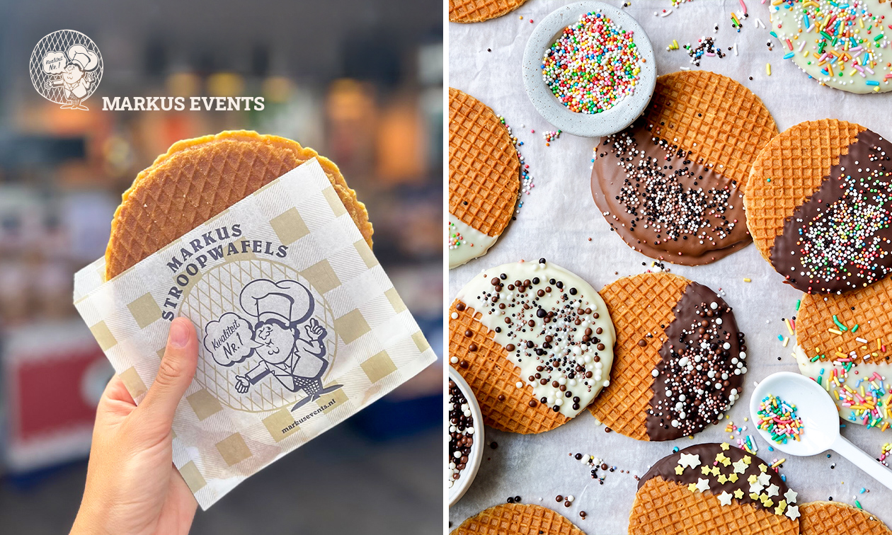 2 super-stroopwafels om af te halen in Rotterdam