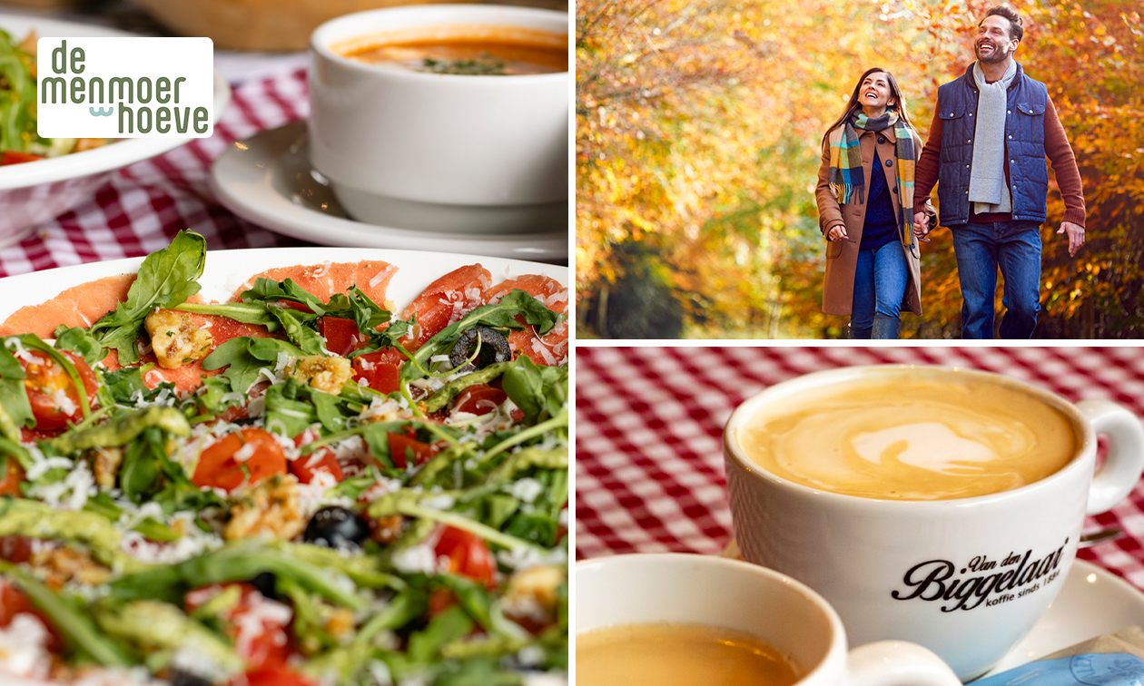 Wandelarrangement incl. warme drank + gebak + route + lunch