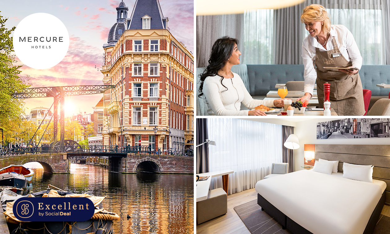 Luxus-Übernachtung für 2 + Frühstück in Amsterdam