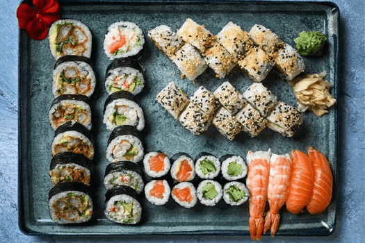 Takeaway sushi 