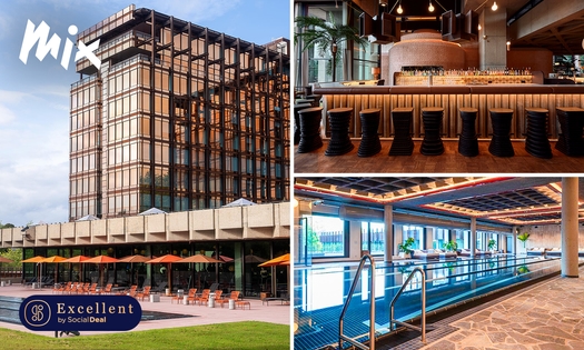 Overnachting voor 2 + ontbijt + late check-out + toegang tot wellness in Brussel