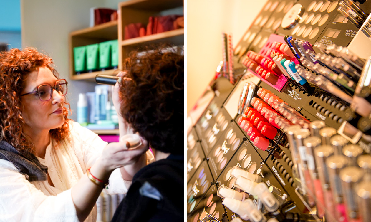 Make-upworkshop + koffie of thee + lekkernij