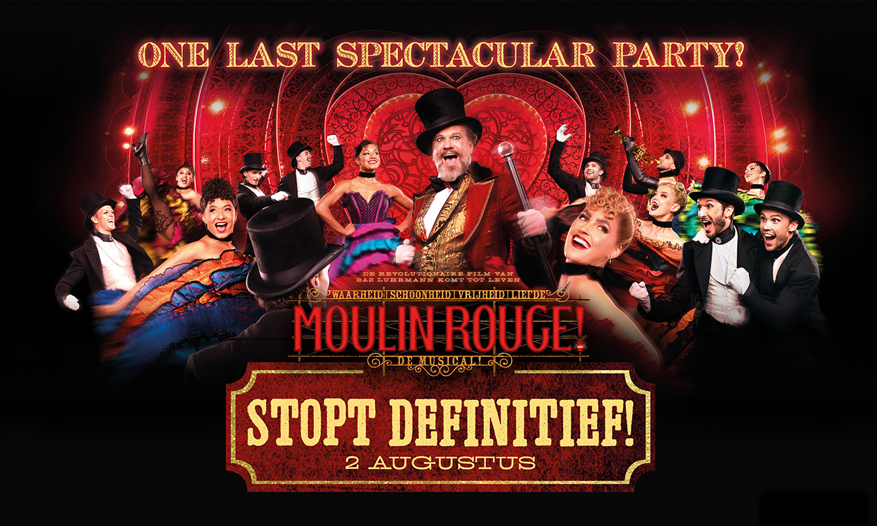 Entree voor Moulin Rouge! De Musical voor €49 p.p.