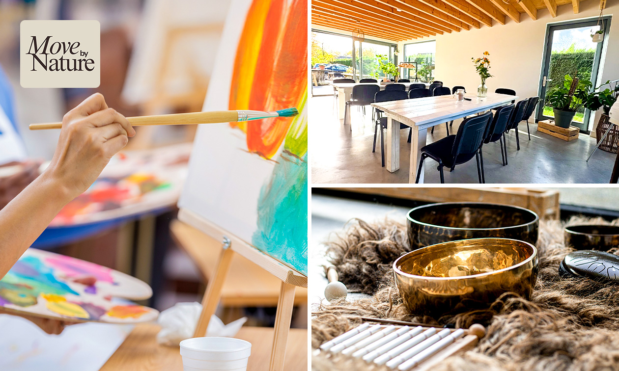 Intuïtieve schilderworkshop naar keuze + koffie/thee (2,5 of 3 uur)