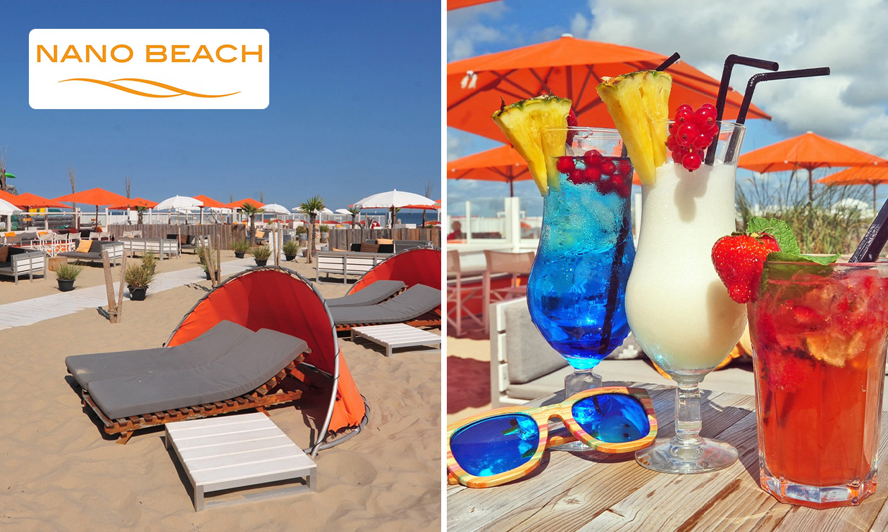 Huur strandbed + aperitief aan het strand van Blankenberge