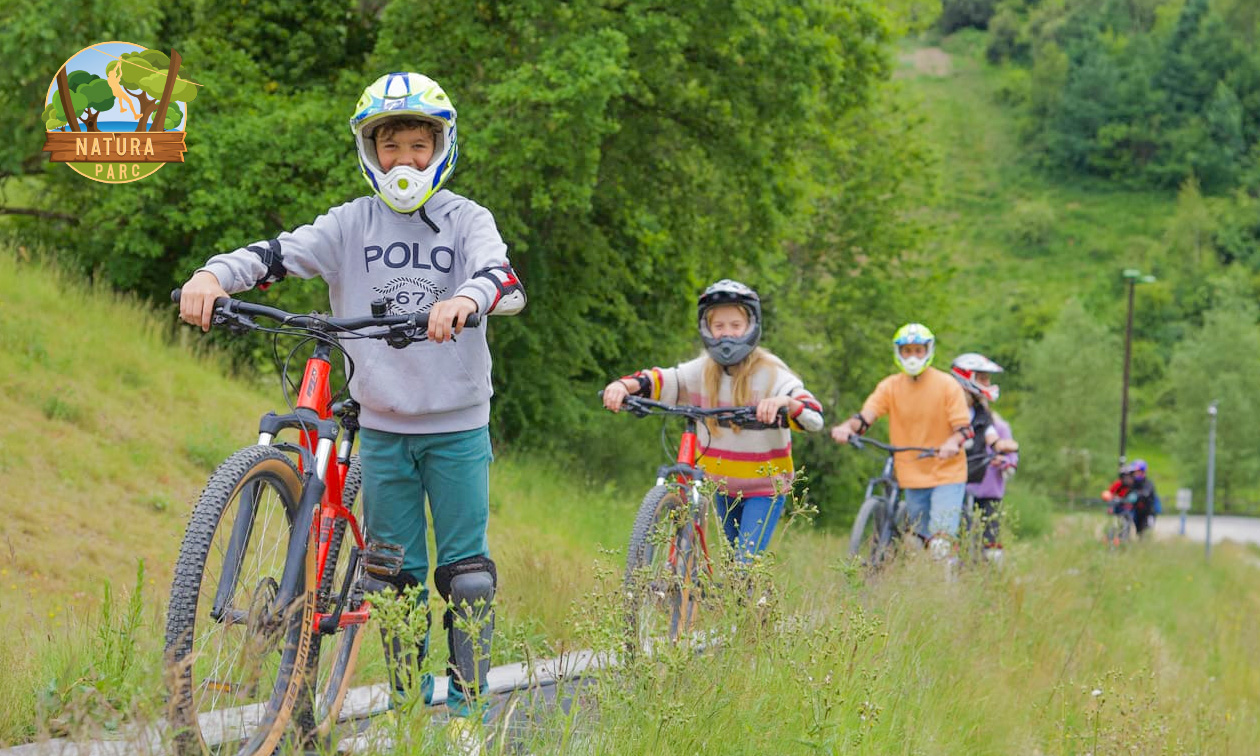 Entrée pour parcours de VTT aux Lacs de l'Eau d'Heure