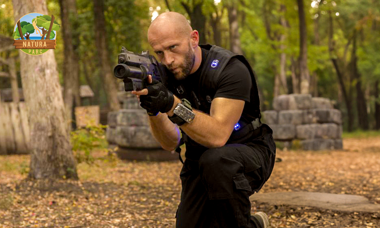 2 parties de laser game en extérieur (2x 15 min) aux lacs de l'Eau d'Heure