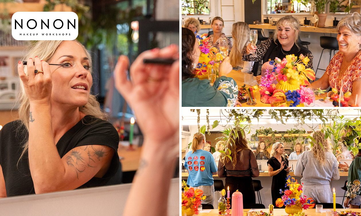 Workshop make-up + prosecco + hapjes