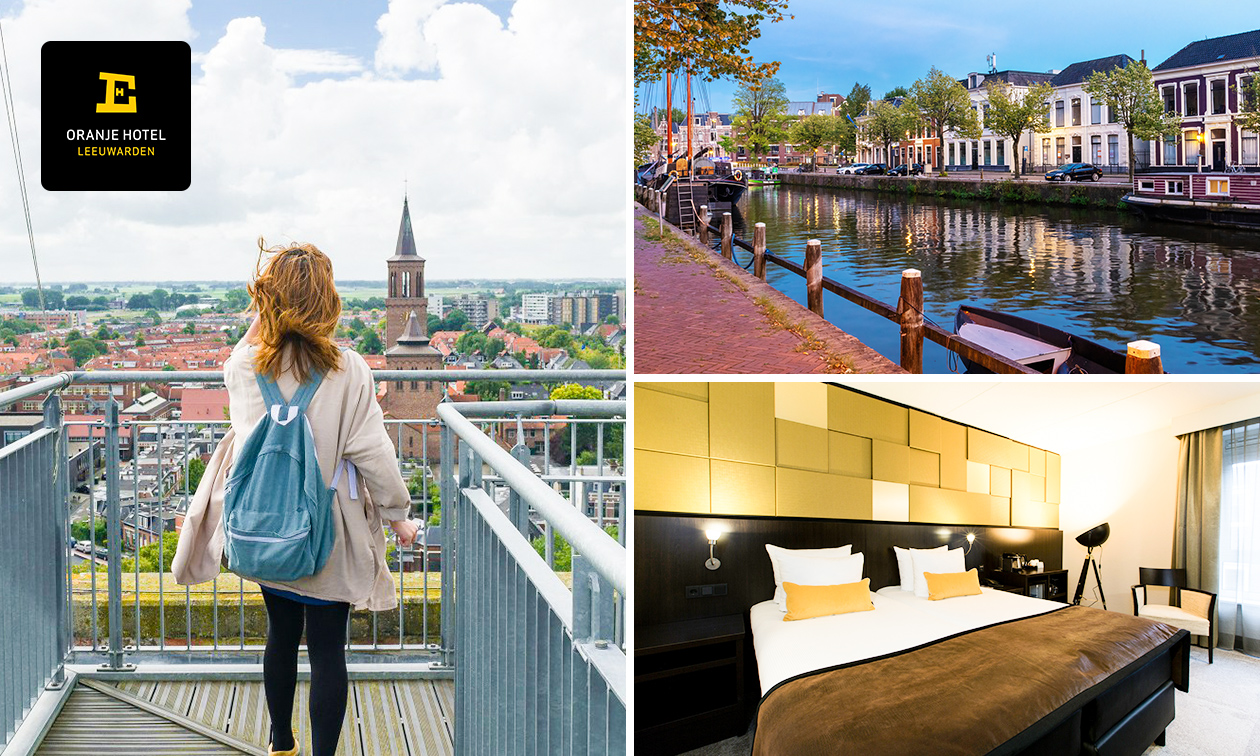 Übernachtung für 2 + Frühstück im Herzen von Leeuwarden