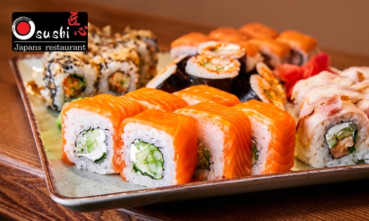 Sushibox naar keuze (32 of 50 stuks) om af te halen bij OSushi Tilburg of OSushi Berkel-Enschot