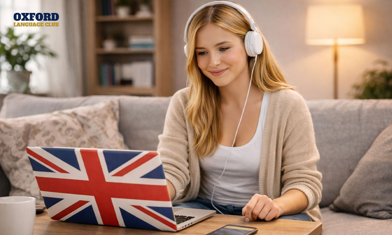 Cours d'anglais en ligne (A1 - B2+)