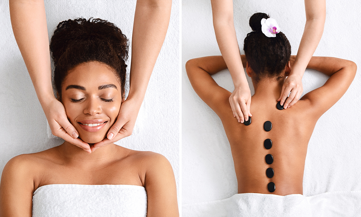 Hawaiianische Hot-Stone-Massage (60 Min.) oder „Sérénité“-Massage (90 Min.) in Chaudfontaine Hawaiianische Hot-Stone-Massage (60 Min.) oder „Sérénité“-Massage (90 Min.) in Chaudfontaine