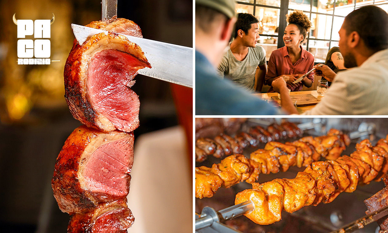 Braziliaanse All-You-Can-Eat (2,5 uur) + nagerecht bij Paco Rodizio