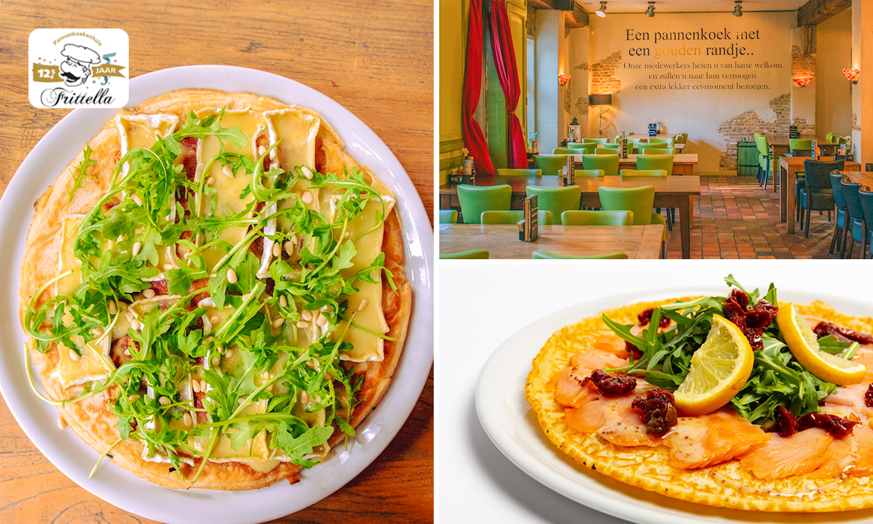 3-gangendiner à la carte bij Pannenkoekenhuis Frittella Etten-Leur