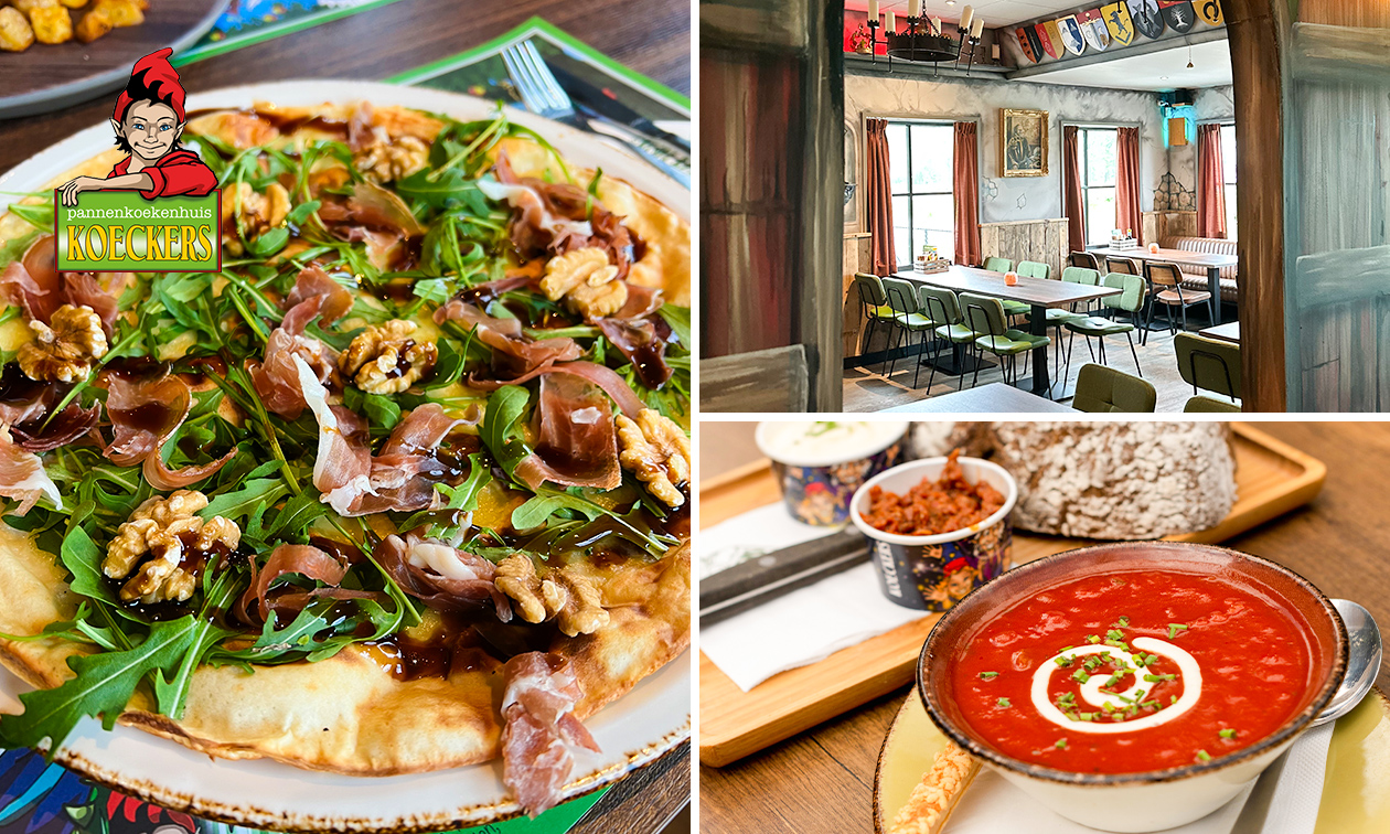 3-gangen keuzediner bij Pannenkoekenhuis Koeckers Zundert