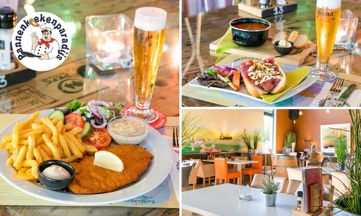 3-gangendiner, hoofdgerecht naar keuze of 2-gangenlunch bij PannenkoekenParadijs Tilburg