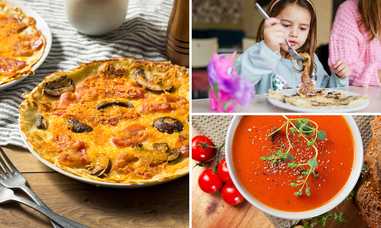 3-gangen keuzelunch of -diner bij Pannenkoekhuis De Oude Maas
