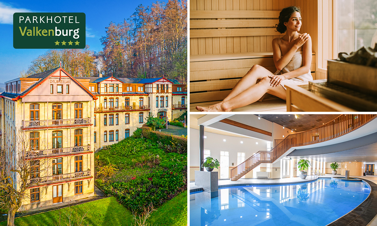 Übernachtung für 2 + Frühstück + Wellness + kostenloses Parken + mehr in Valkenburg