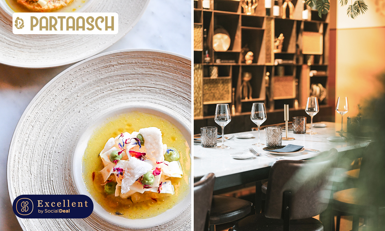 4- of 5-gangendiner of -lunch + amuse bij Partaasch