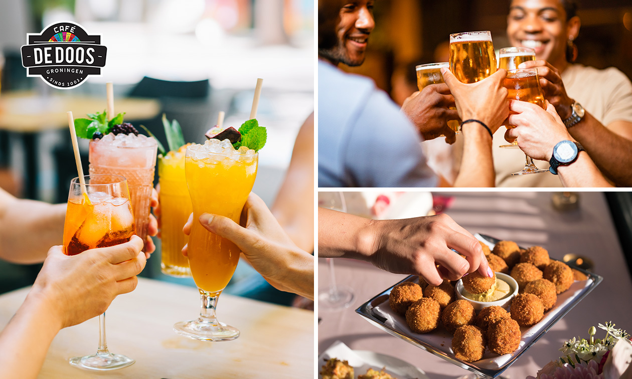 Cocktail- of bierproeverij + snacks