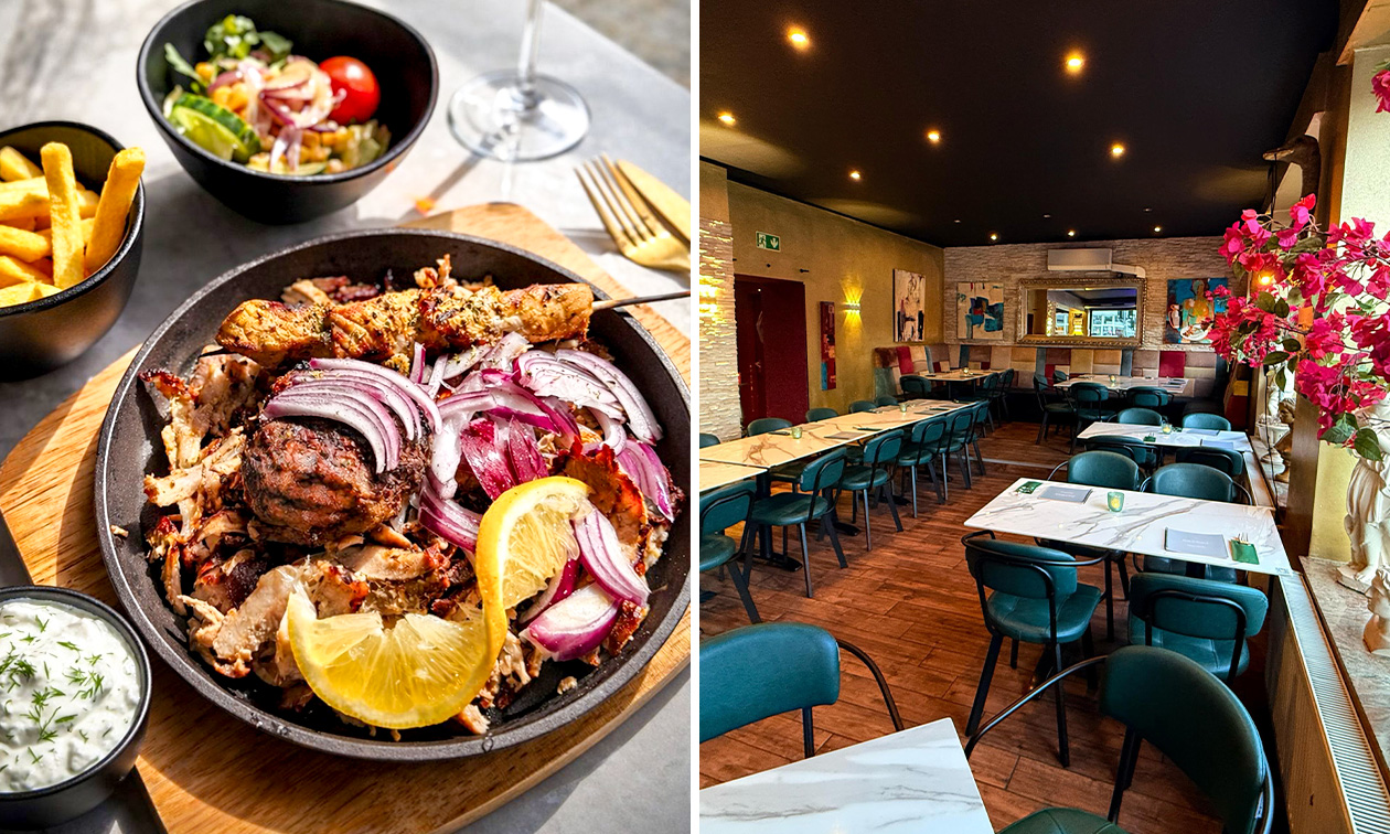 3-Gänge-Gyrosteller-Menü oder Patrasplatte bei Patras Grill Herzogenrath