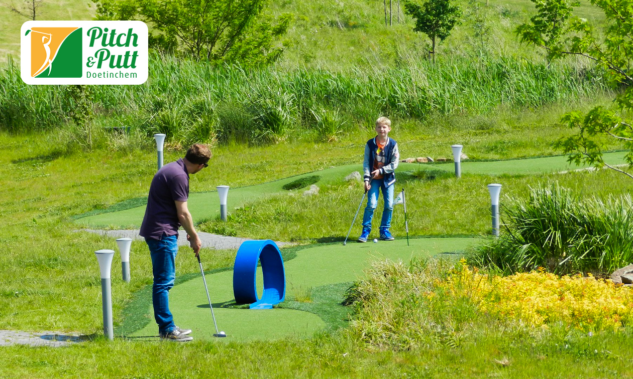 Fungolf + friet + snack + evt. ranja bij Pitch&Putt Golf Doetinchem