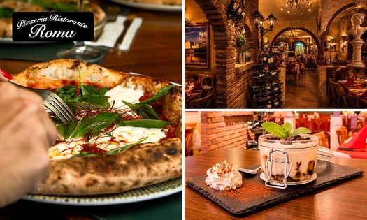 3-gangendiner (60+ keuzes) bij Pizzeria Roma