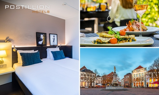 Luxus-Übernachtung für 2 + Frühstück + opt. 3-Gänge-Menü oder Wellness-Eintritt in Deventer