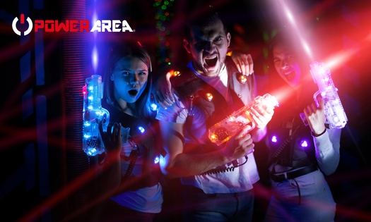 2 Lasergame-Spiele bei Powerarea