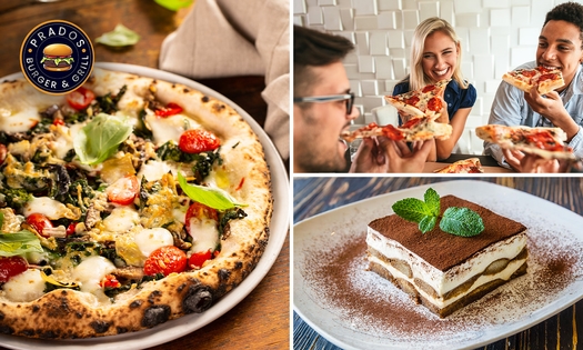 2-Gänge-Pizza-Menü nach Wahl zum Abholen in Dortmund