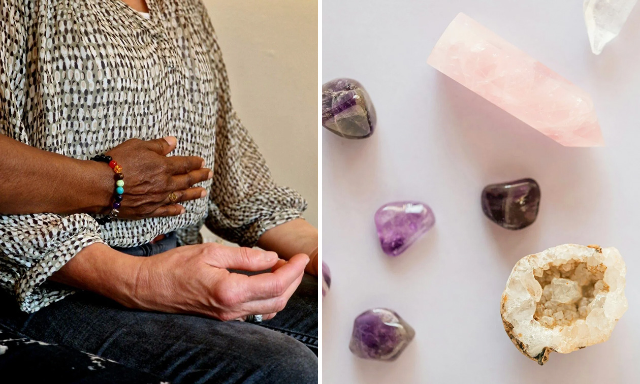 Reikibehandeling, kristalhealingbed of lichttherapie (50 min)