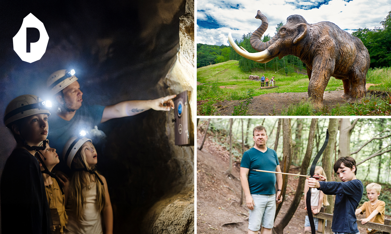 Entree voor Het Préhistomuseum + escape game (60 min) bij Luik