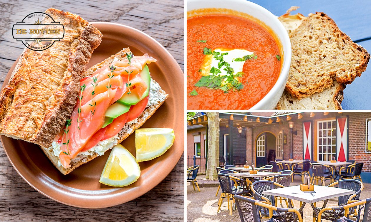 2-gangen keuzelunch bij Proeflokaal De Ruyter