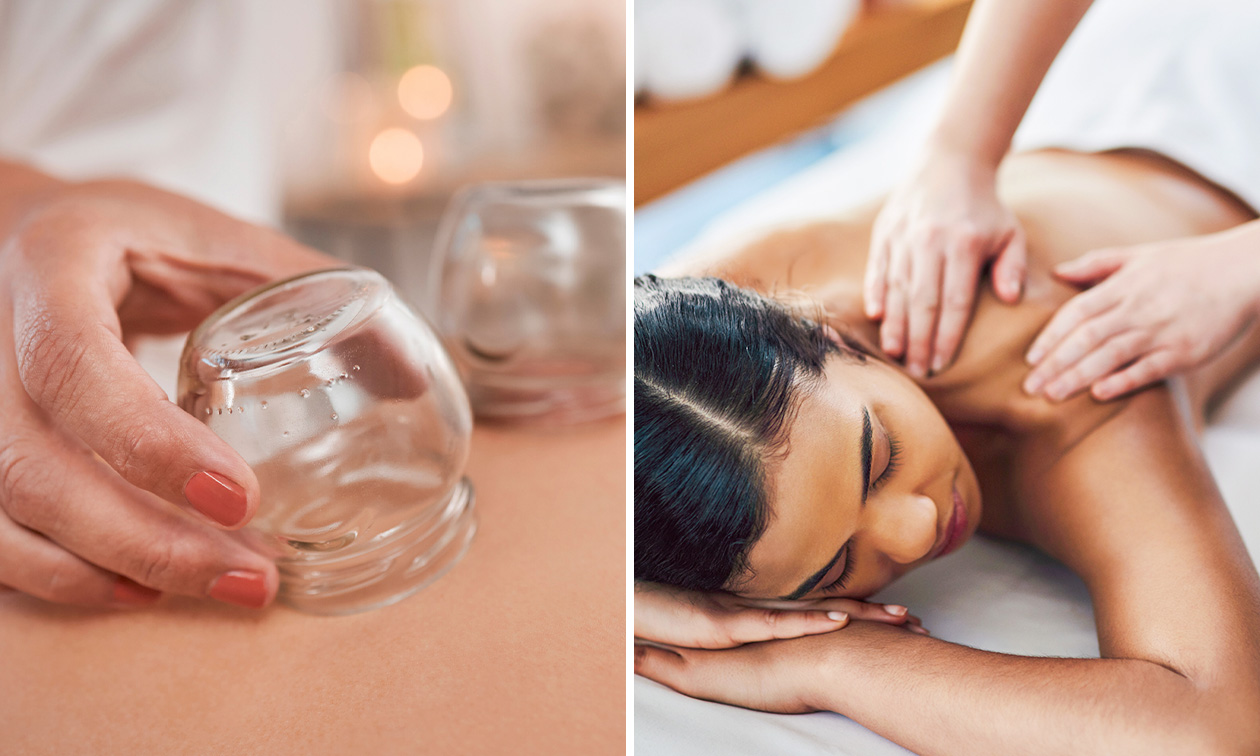 Ontspanningsmassage of transformational cupping (60 min) Ontspanningsmassage of transformational cupping (60 min)