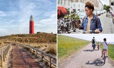 Per 2 personen: fietsspeurtocht op Texel, Terschelling, Ameland en meer