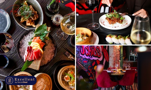 Shared dining-diner (8 gerechten) bij Red Orchids Asian Bistro