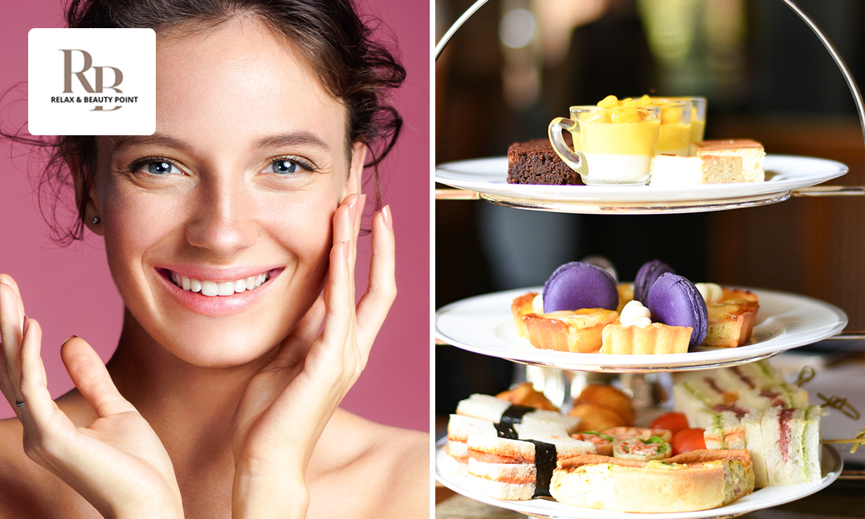 High tea (2 uur) + duo-gezichtsbehandeling (25 min)