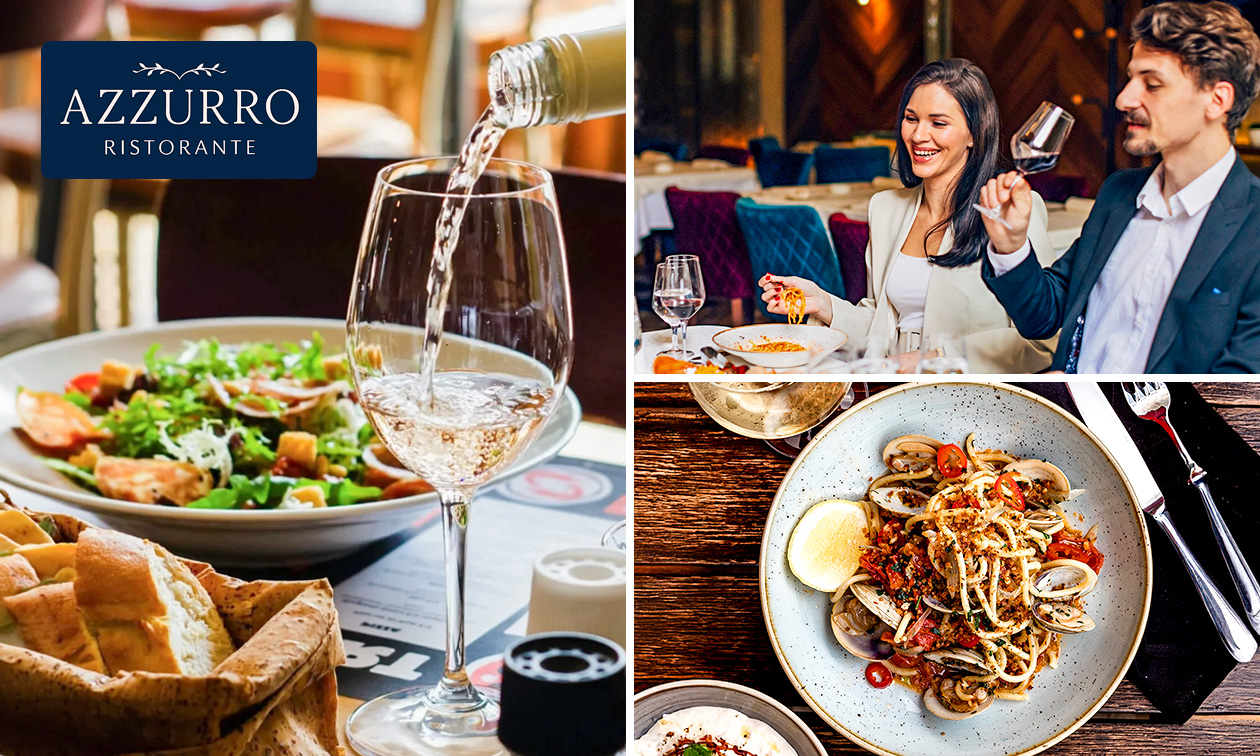Italiaans 2- of 3-gangendiner à la carte bij Restaurant Azzurro