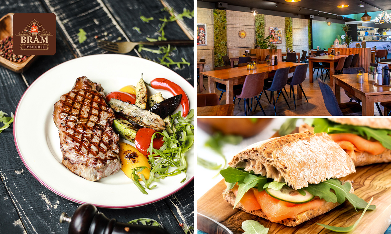 2-Gänge-Menü zum Mittag oder 3-Gänge-Menü zum Abend im Zenturm von Kerkrade