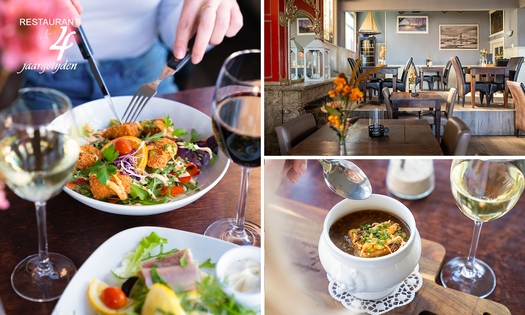 2-gangen keuzelunch bij Restaurant de 4 Jaargetijden