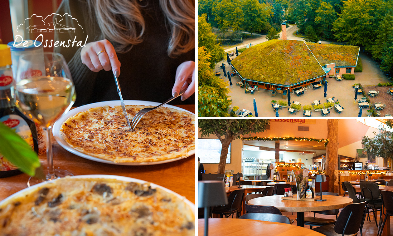 3-gangen pannenkoekendiner in het bosgebied van Epe