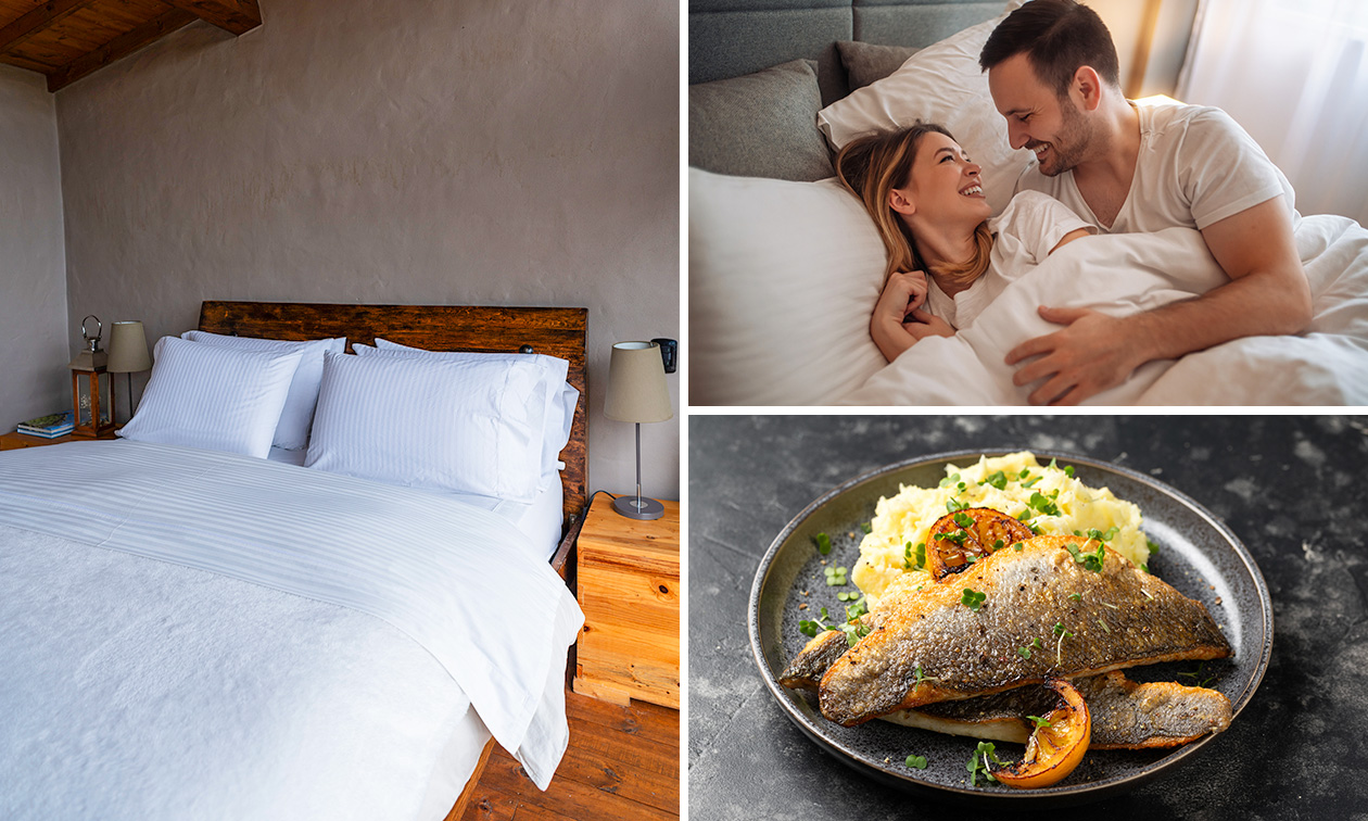 Übernachtung für 2 + 4-Gänge-Menü zum Mittag oder Abend + Late Check-out